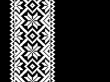 Color cloth pattern ethnic pattern embroidery brocade Zhuang brocade clothing pattern 3d model