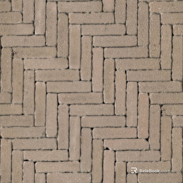 Red ground permeable brick texture