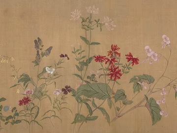 Chinese flower and bird painting 3d model
