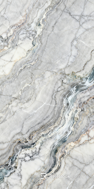 Light gray water pattern marble rock slab texture