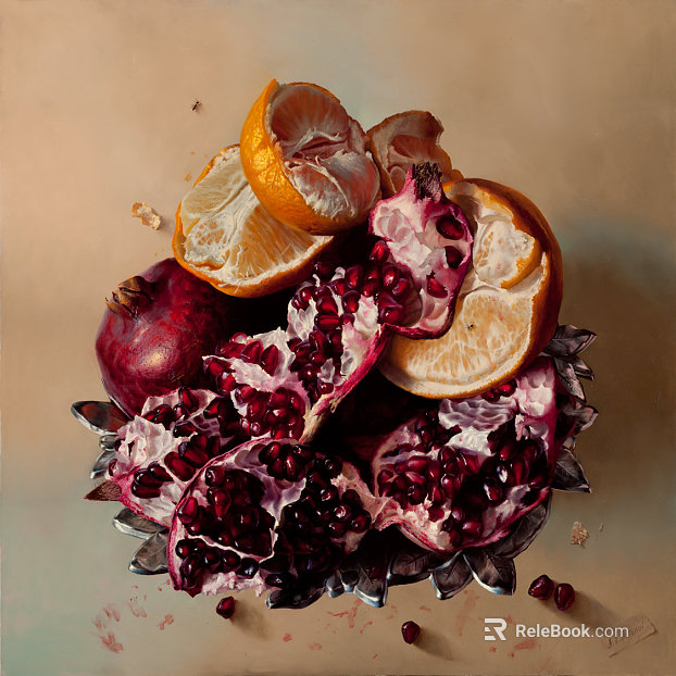 three-dimensional physical painting texture