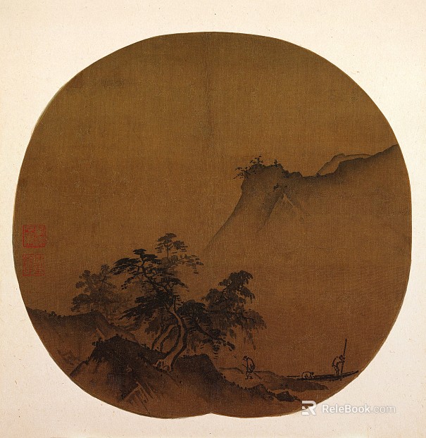 landscape painting texture