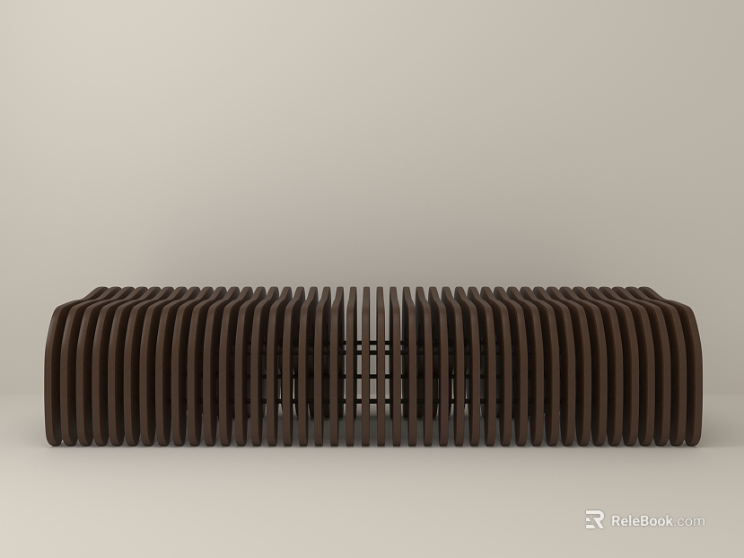 Dark Brown Creative Wooden Bench texture