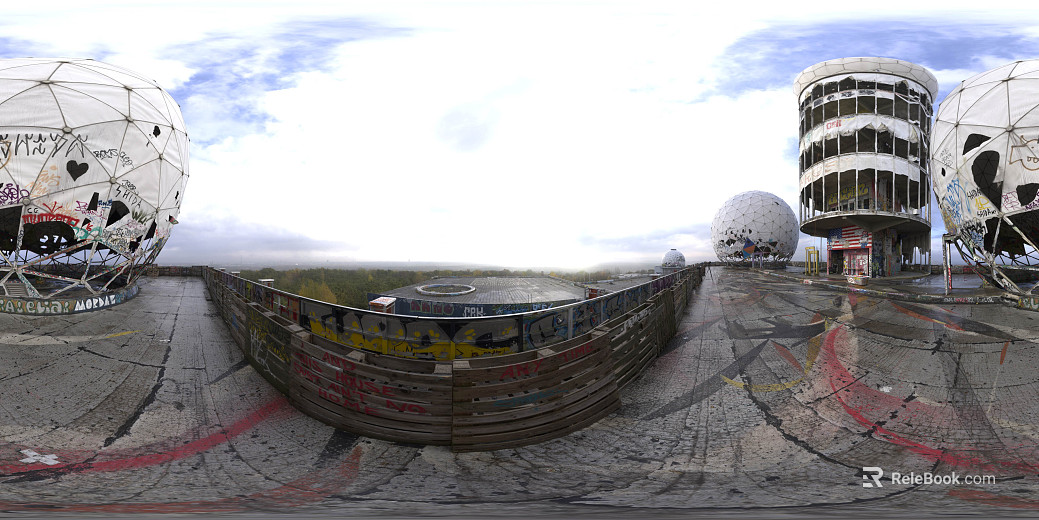 urban graffiti building daytime hdr texture