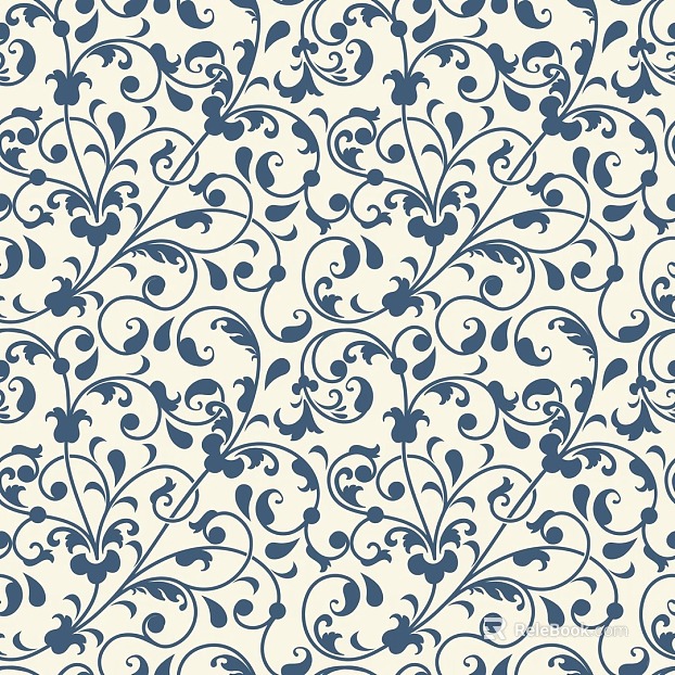 Beautiful patterned wallpaper texture