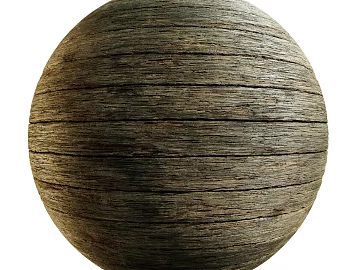 Old Wooden Wall PBR texture (ID:ffach539524)