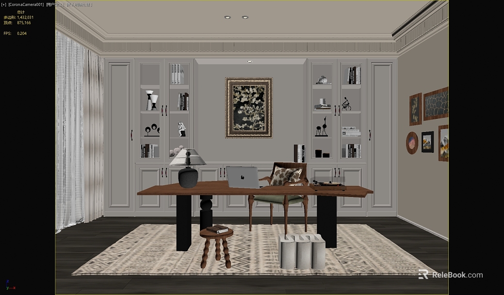 Light gray tone American study scene texture