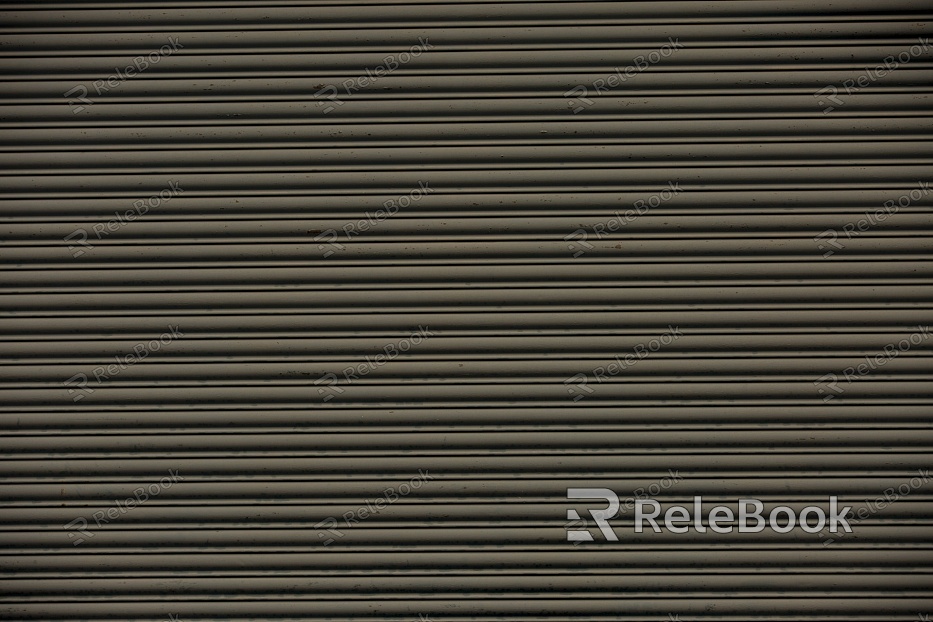 Rolling shutter door texture