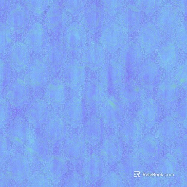 Lavender Pattern Fabric Wall Soft texture