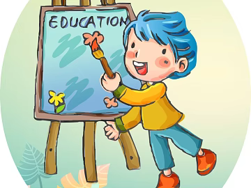 cartoon painting 3d model