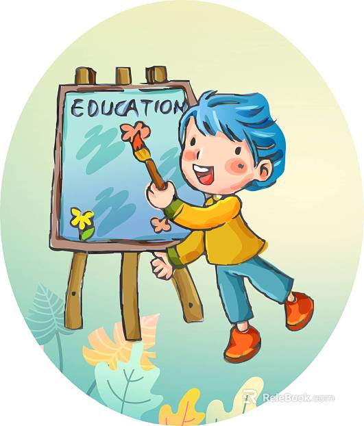 cartoon painting texture