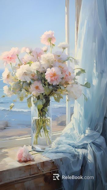 Plant painting texture