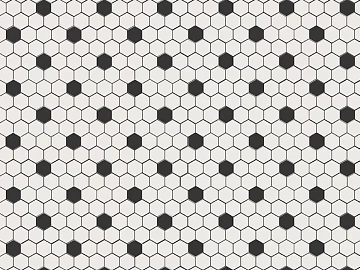 Hexagonal brick hexagonal attenuation black and white texture (ID:ffajg49889)