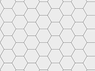 Hexagonal Brick Black Edge Geometric Floor Tile texture (ID:ffajg38594)