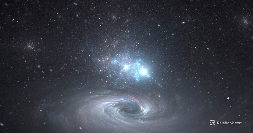 Color Universe Star HDR texture