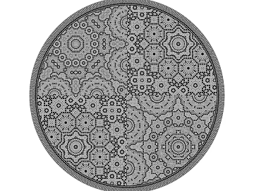 Round carpet texture (ID:ffajg03047)