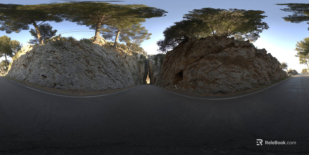 Shishan Road Daytime HDR texture