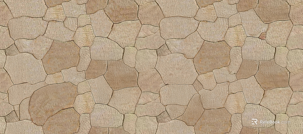 Beige even grain Baipo yellow crushed stone texture