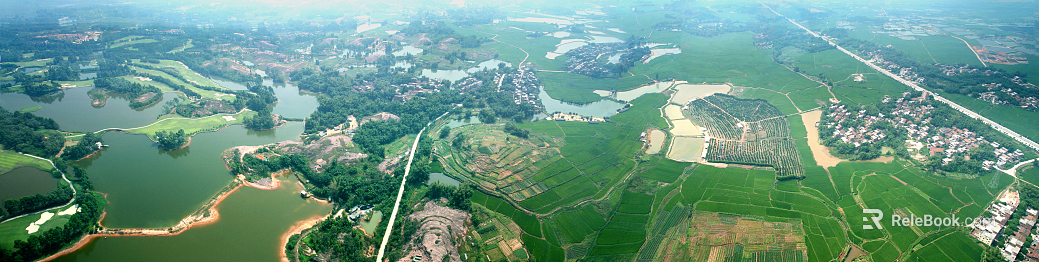 Aerial view of exterior texture