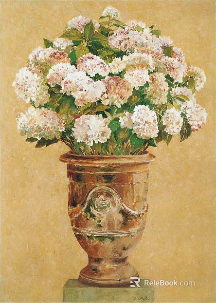 Plant painting texture