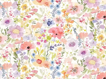 Floral Plant Flower Wallpaper Wall Cloth Wallpaper Wall Cloth Pattern Cloth 3d model