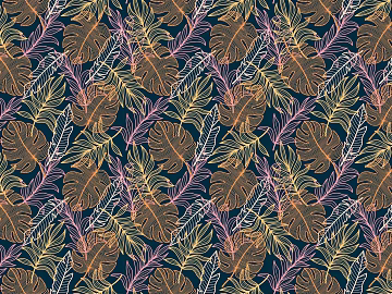 Even grain European palm plantain plant branches and leaves background texture (ID:ffach482606)