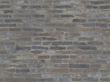 Retro gray brown brick wall background wall texture (ID:ffaeh166276)