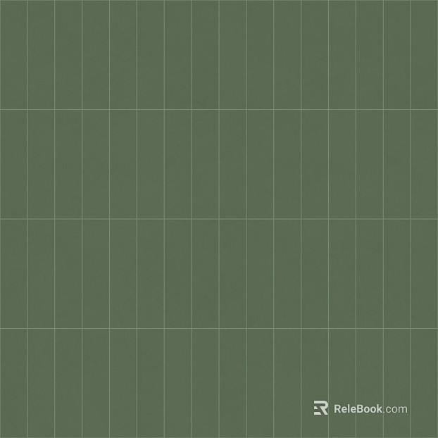 Army Green Strip Tile for Kitchen and Bathroom Wall texture