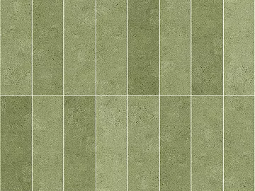 Small Green Kitchen Brick Strip Brick Antique Brick texture (ID:ffaeh864004)