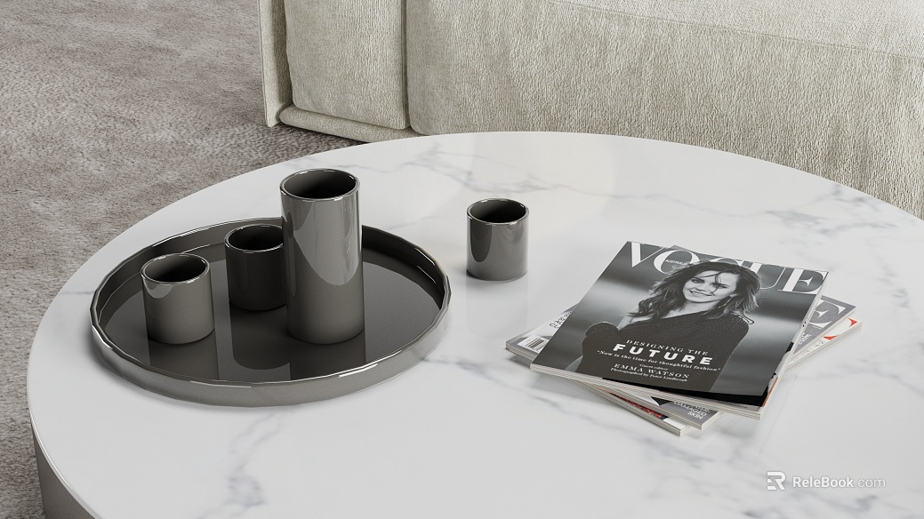 Beige marble living room coffee table texture