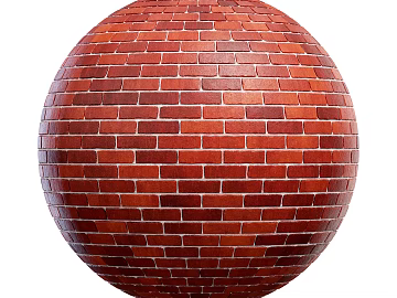 Brick wall PBR 3d model