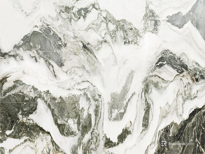 Landscape Marble Green Mountain Green Water Marble texture