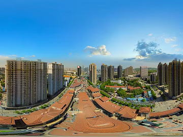 HDR City Panorama texture (ID:ffach026303)