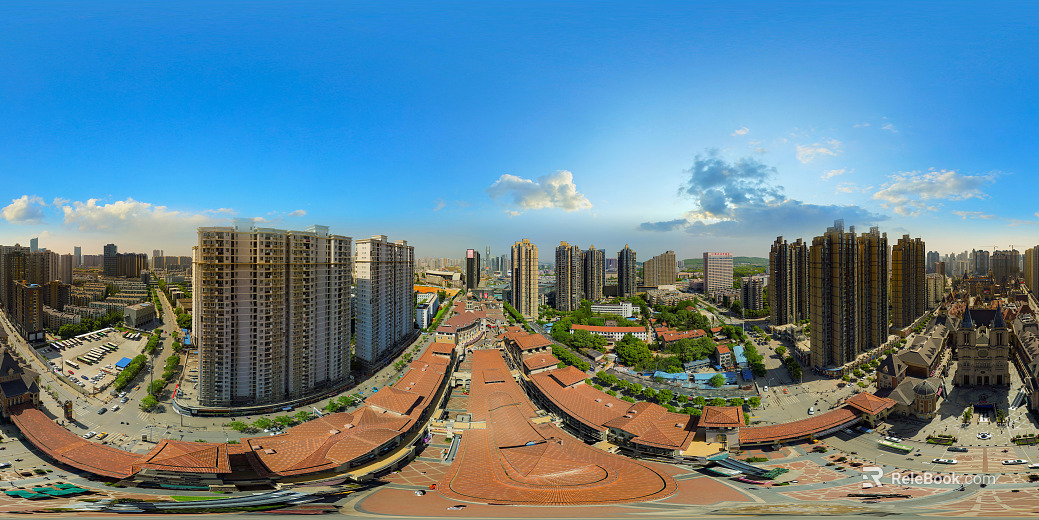 HDR City Panorama texture