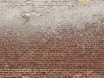 Brick wall Post-war wind red brick cement wall texture (ID:ffaeg53684)