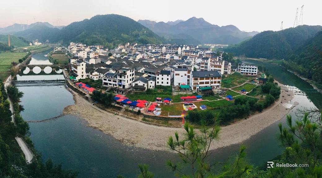 Pastoral scenery texture