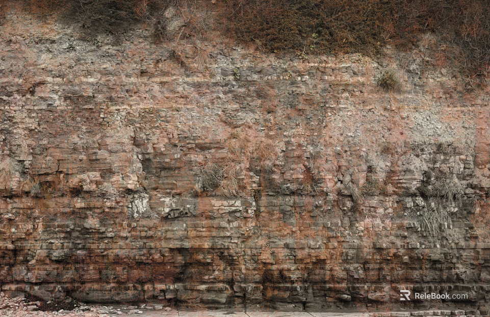 Rock wall texture