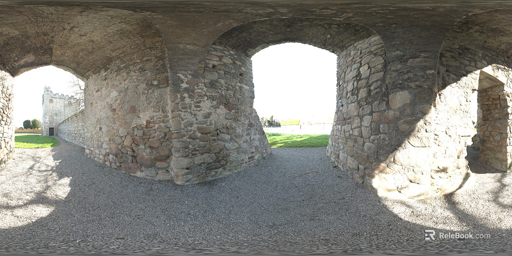 HDR outdoor panorama texture