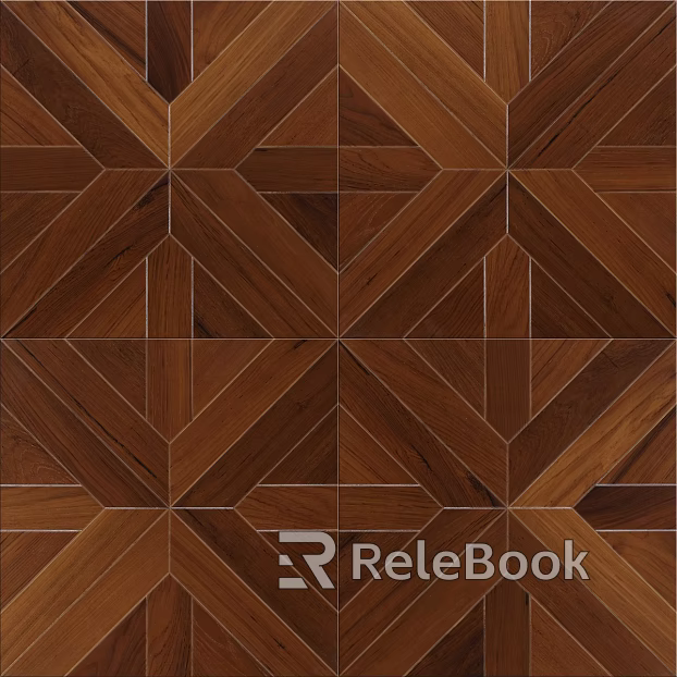 Wood mosaic black walnut wood mosaic seamless texture