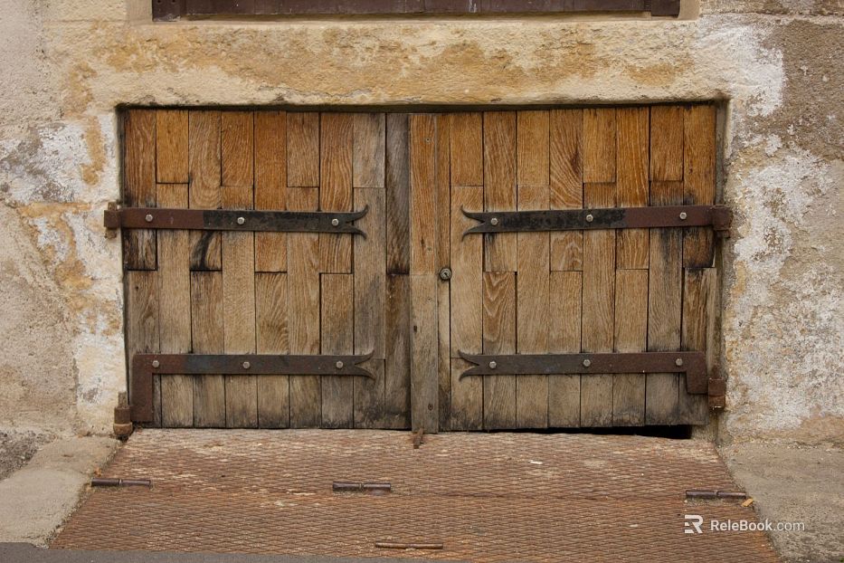 Wooden door texture