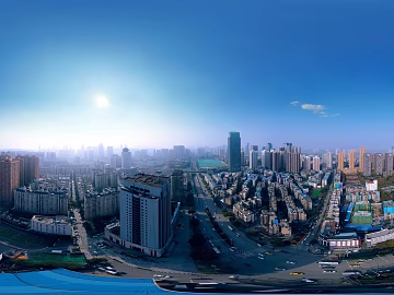 HDR urban ecological greening panorama texture (ID:ffach125103)