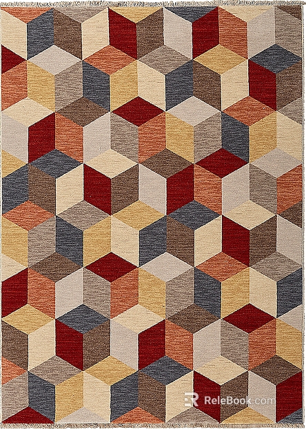geometric carpet texture
