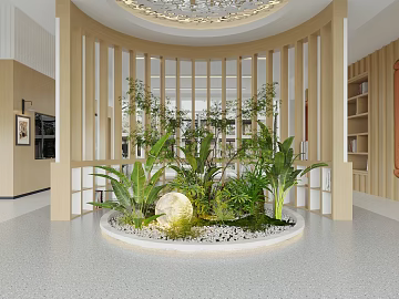 Modern shallow log grille indoor landscaping partition texture (ID:ffaeh908796)