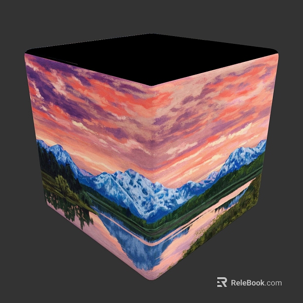 Landscape Painting PBR texture