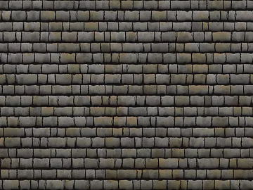 Green gray tile ancient building roof texture (ID:ffaeh387961)