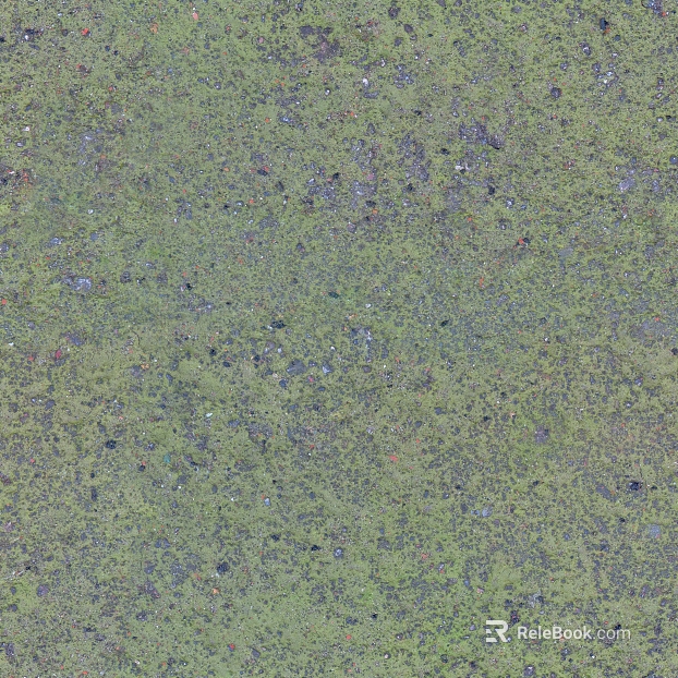 Gray green moss concrete outdoor ground texture
