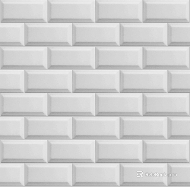 Brick wall white bright kitchen wall tiles texture
