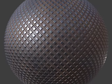 Metal diamond plate PBR texture (ID:ffach228481)