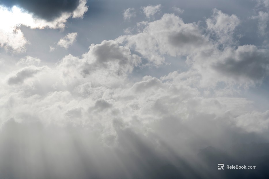 Dark dark clouds, cloudy sky, storm disaster coming texture