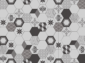 Hexagonal Brick texture (ID:ffagg94227)